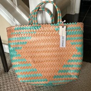 Woven anthro bag